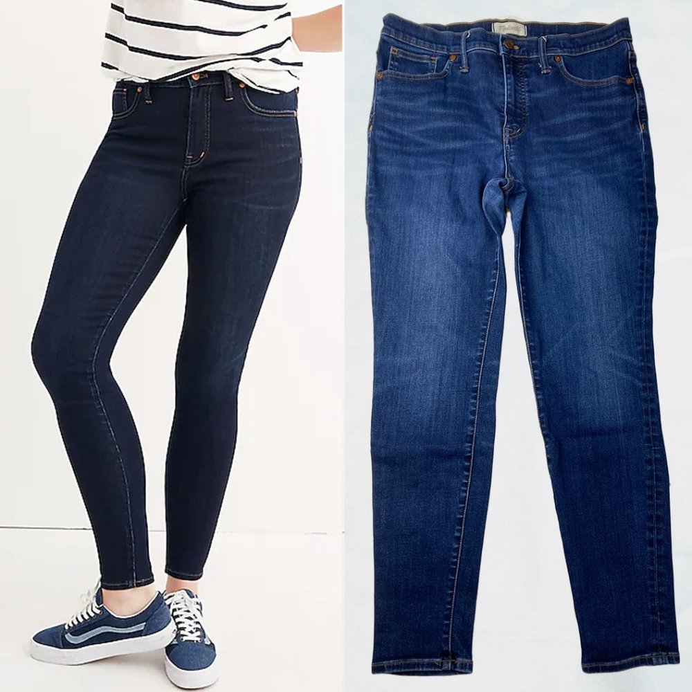 Madewell 9" Mid-Rise Skinny Jeans TENCEL™ Denim Edition Women's Size 31 Stretch